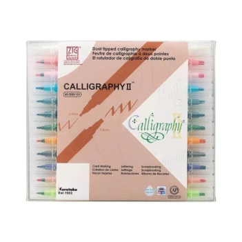 Calligraphy II 12 Zig markers set