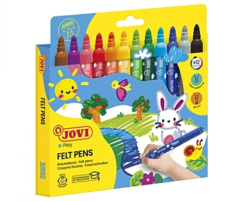 Zestaw 12 markerów Jumbo Felt Jovi