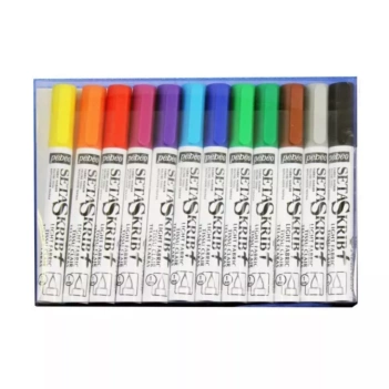 Set de 12 rotuladores para tela Setaskrib+ Telas claras
