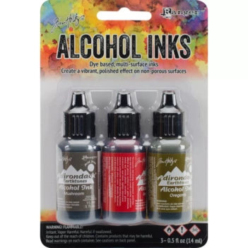 Set de 3 tintas Alcohol Ink Rustic Lodge Tim Holtz