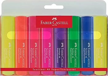 Set 4 Marcadores Textliner 46 Superfluorescent Faber-Castell


