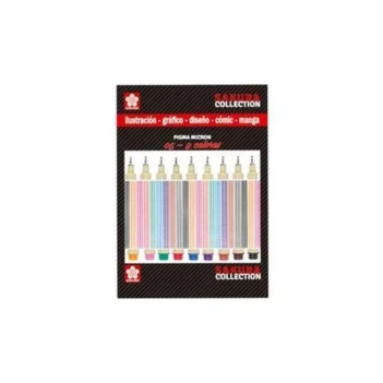 Set de 9 rotuladores Pigma Micron punta fina Sakura