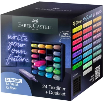Set Escritorio 24 Marcador es Textliner 46 Faber-Castell