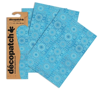 Set de papeles Decopatch Mosaico Azul