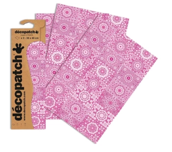 Set de papeles Decopatch Hojas geométricas