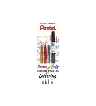 Pentel Set of markers for Lettering and Calligraphy Beginners 