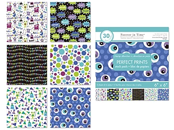 Set de scrapbooking Party Monsters MultiCraft 15x15cm
