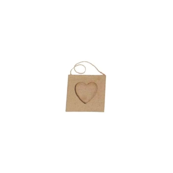 Décopatch Paper mache mini heart hanging frame Paper Pad