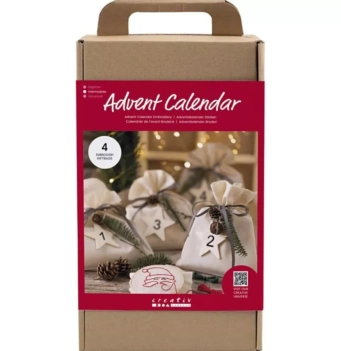 Creativ Company Embroidered Advent Calendar Kit