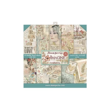 Set de scrapbooking Imagine Stamperia 30x30cm