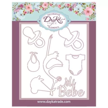 Dayka Trade Cardboard silhouette Baby elements 