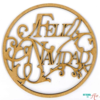 Silueta en DM Feliz Navidad - NAV-038