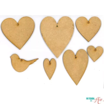 Decorative Figures Hearts (Set)