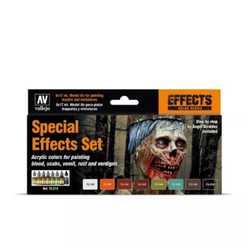 Kit de pintura de modelismo Special Effects Set Vallejo



