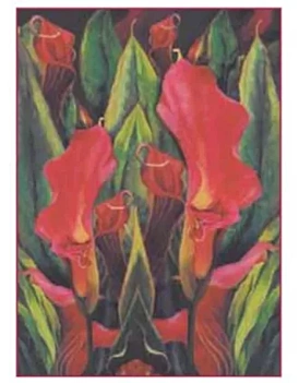 SUPER DEAL **40%** Stamperia Classic Paper for Decoupage Red Callas 
