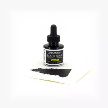 Tinta Black Star Matte India Ink Dr. Ph. Martin's
