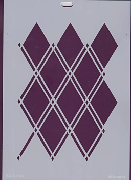 SUPER OFERTA **40%** Plantilla de Stencil T-3024 Rombos 21x30cm Dayka
