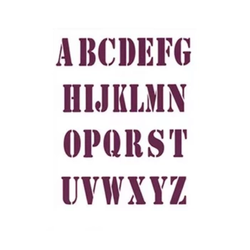 Dayka Trade Alphabet Stencil 21x30cmT-3062