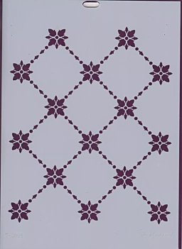 Dayka Trade Flower Tiles Stencil 21x30cmT-3086