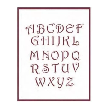 Dayka Trade Plantilla de Stencil 21x30cmT-3094