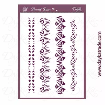 Dayka Trade Stencil Stencil T-3391 Lines 21x30cm 