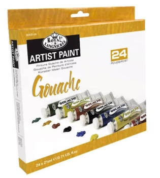 Set 24 Tubes Gouache Royal &amp; Langnickel 21ml