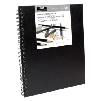 Sketch Book Spiral Notebook Royal &amp; Langnickel Spiral Notebook A4