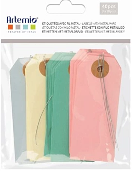 Artemio Set 40 die-cuts Cake Labels
