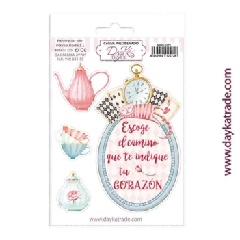 Dayka Trade Fabric for scrapbooking and cardboarding Alicia phrase