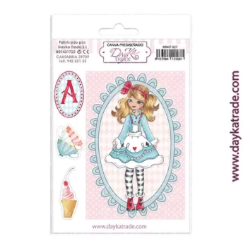 Dayka Trade Alicia scrapbooking and card making fabric silhouette