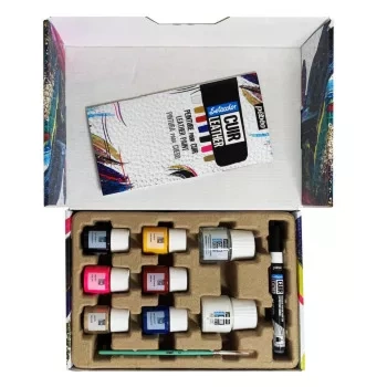 Pintura Acrílica Setacolor Cuero Blanco Puro Pebeo 45ml