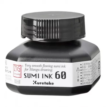 Manga cartoon ink Sumi Ink Zig Kuretake 60ml