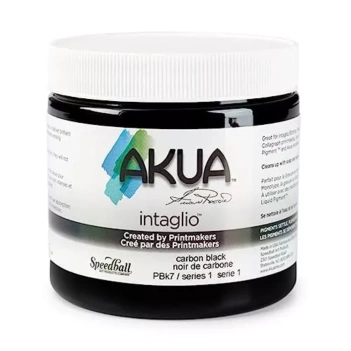 Tinta para grabado Carbon Black Akua Intaglio Speedball 472ml