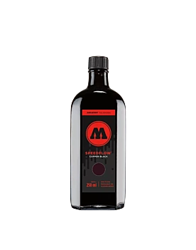 Tinta permanente negra cobrizo Speedflow Molotow 250ml