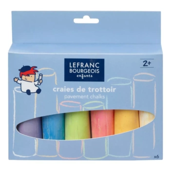Set de 6 tizas de colores Lefranc Bourgeois