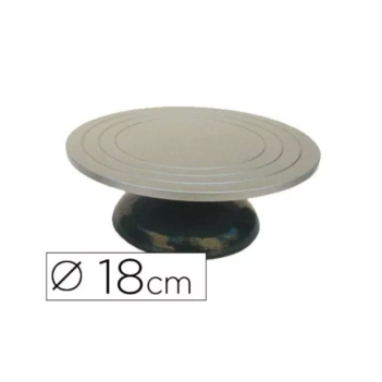 Ideal para trabajar sin tocar la pieza. Diámetro: 18 cm. Peso: 2 kg.