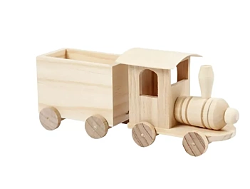 Comboio de Madeira com Vagão Creativ Company