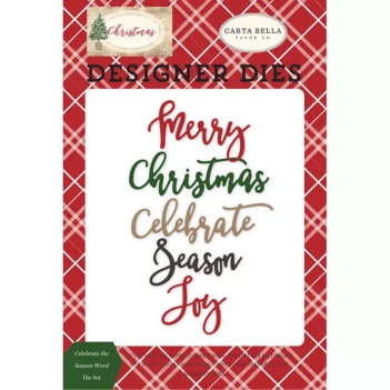 Troquel Seasons Greeting's Snowflakes Carta Bella para Sizzix