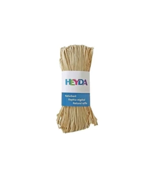 Skein of natural raffia Heyda 50g