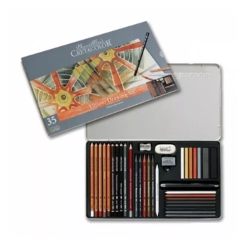 Set de lápices "Ultimo" Cretacolor para artistas 35 piezas