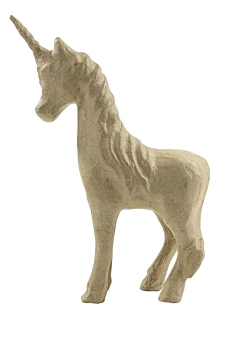 Unicornio de papel maché