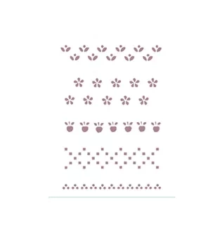 Dayka Trade Fruit and Plants Stencil 15x21cm V-152
