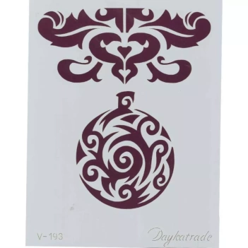 Plantilla de Stencil (15x21cm) V-193