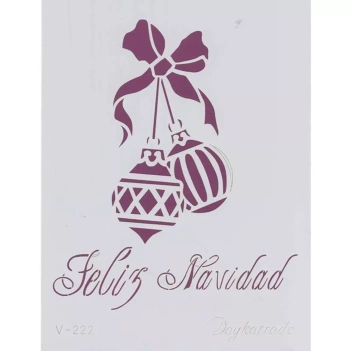 Plantilla de Stencil (15x21cm) V-222