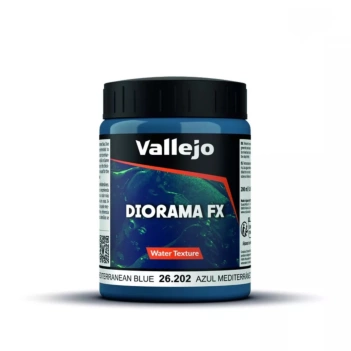 Acrílico Textura 202 Azul Mediterráneo Diorama FX Vallejo 200ml