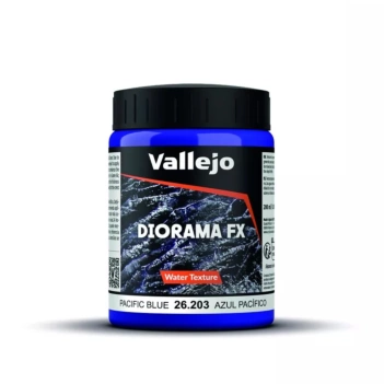 Acrílico Textura 203 Azul Pacífico Diorama FX Vallejo 200ml