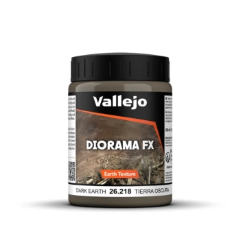 Acrílico Textura 218 Tierra Oscura Diorama FX Vallejo 200ml