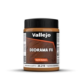 Acrílico Textura 219 Tierra Marrón Diorama FX Vallejo 200ml