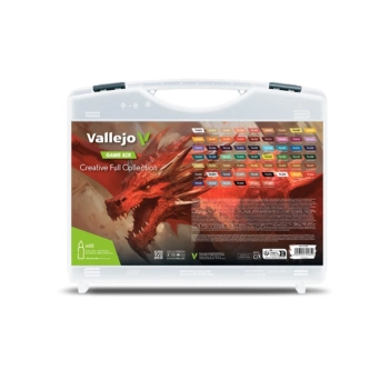 Maletín 60 pinturas modelismo Creative Full Collection Game Air Vallejo 18ml