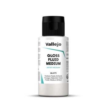 Medium 475 vloeibaar glanzend kunstenaar Vallejo 60ml
